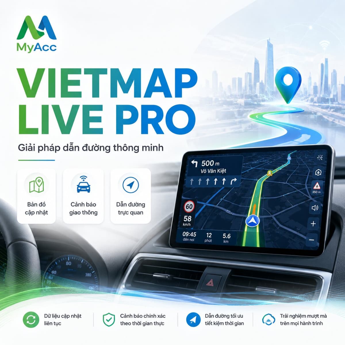 Vietmap Live Pro – Ứng dụng dẫn đường và cảnh báo giao thông thông minh cho tài xế Việt